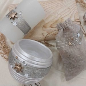 Large Gift Set- Scented Candle, Pot & Pouch - Rs.900 per set (chocolate cost extra)